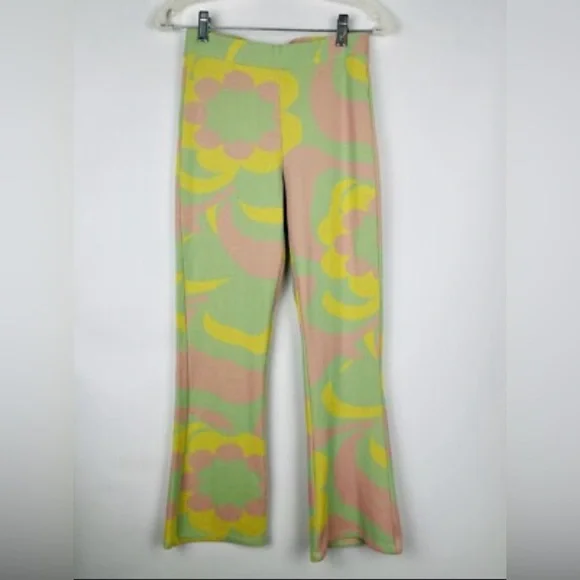 Zara NWT Pastel Camo Patterned Women's Leggings Pants - Picture 5 of 6
